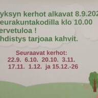 Syksyn 2026 kerhot